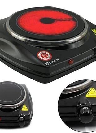 Компактная плита для готовки domotec ms-5851 ceramic удобная плитка для готовки