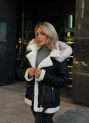 Дублянка жіноча еко шкіра