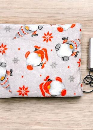 Електрогрілка - килимок працює від повербанку та розетки електрична грілка