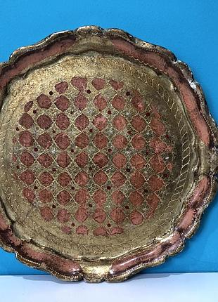 Таця дерево італія вінтаж