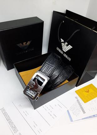 Чоловічий ремінь armani