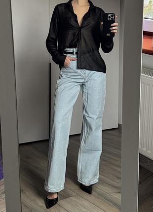 Блуза шифон з легки блиском