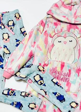 Шикарна махрова піжама с капюшоном