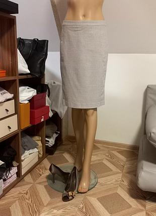 Fabiana filippi! оригинал! шикарная теплая шерстяная юбка юбка с декором мобиля