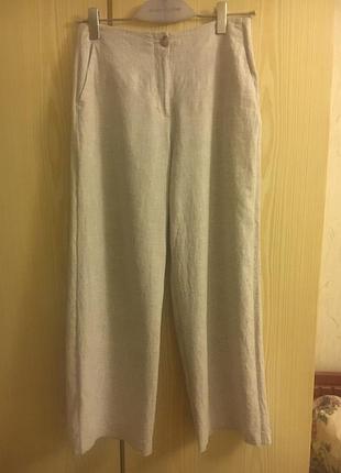 Штани палаццо льон 52%, віскоза 48%