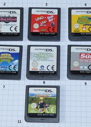 Оригинальные картриджи для nintendo ds