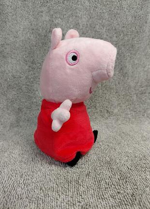 Мягкая игрушка, свинка пеппа, хрустящая, pappa pig, abd, 2003 г 2