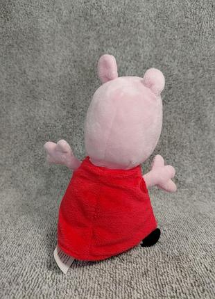 Мягкая игрушка, свинка пеппа, хрустящая, pappa pig, abd, 2003 г 3