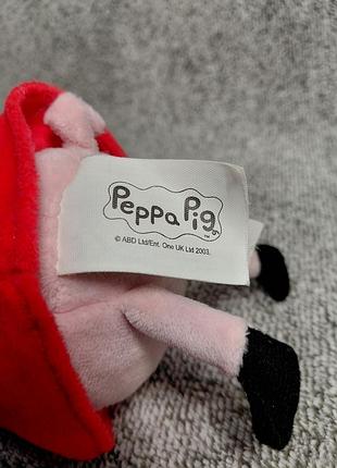 Мягкая игрушка, свинка пеппа, хрустящая, pappa pig, abd, 2003 г 5