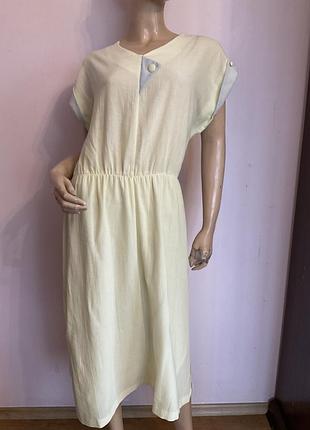 Винтажное хлопковое платье / l- xl / brend divina