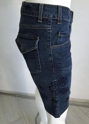 #розвантажуюсь heine джинсові шорти, бриджі з вишивкою р 465 фото