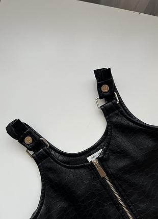 Шкіряний сарафан 2