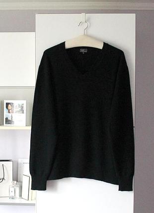 Кашемировый черный свитер от cash-mere