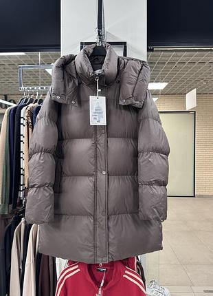 Жіноча зимова куртка шоколад