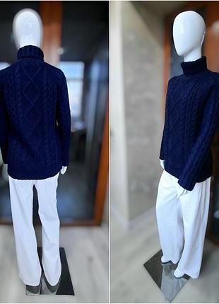 Woolovers шерстяной свитер в косы 8