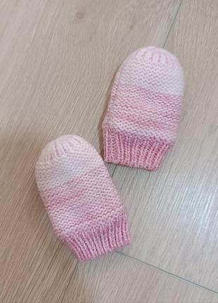 Теплые пинетки царапки перчатки пинетки nutmeg
