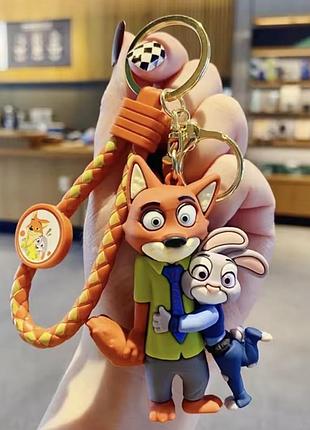 Брелок зоотрополія, зоотрополіс, звірополіс, zootropolis miniso, zootopia