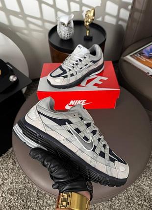 Nike p-6000 fleece ash grey navy 9