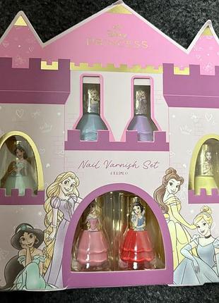 Новый набор  детских лаков disney princess для ногтей 6+ лет принцессы дисней