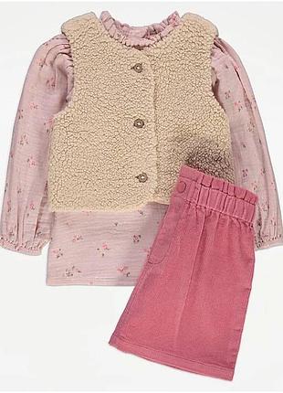 Костюм трійка для дівчинки george