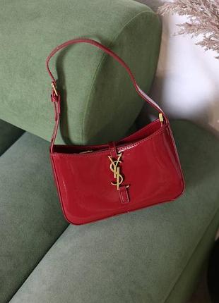 Стильная женская сумка в стиле yves saint laurent hoo red