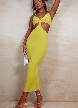 Нова жіноча лаймова сексі сукня від pretty little thing