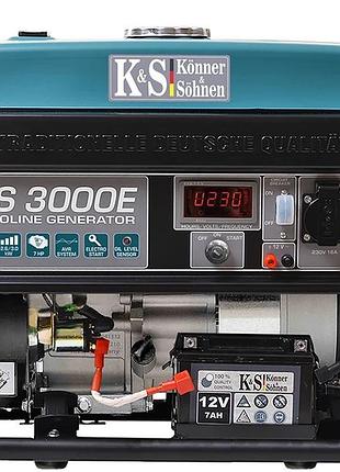 Генератор бензиновый konner&sohnen ks 3000e