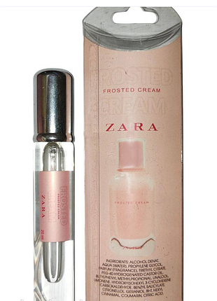 Женский мини парфюм zara frosted cream (зар крем), 20 мл