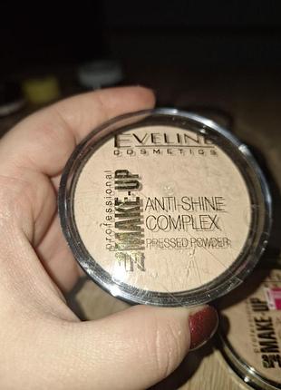 Eveline anti-shine complex pressed powder,тон 31
