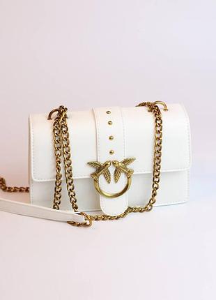 Стильная женская сумка в стиле pinko white