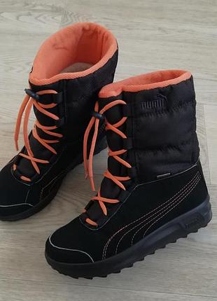 Термо ботинки ботинки зимние puma gore-tex 34 размер