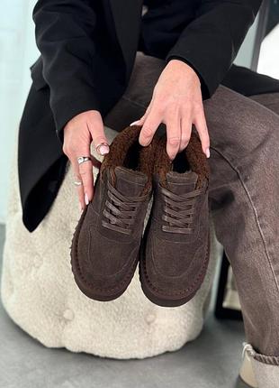 Кросівки уггі зима замша