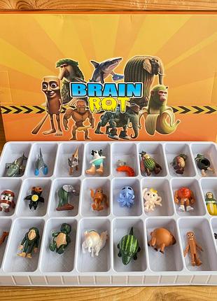 Італійські меми набір 24, тралалело тралала, капучіно, акула, сахур