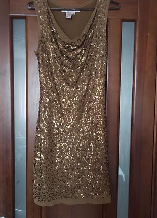 Сукня святкова з паєтками
