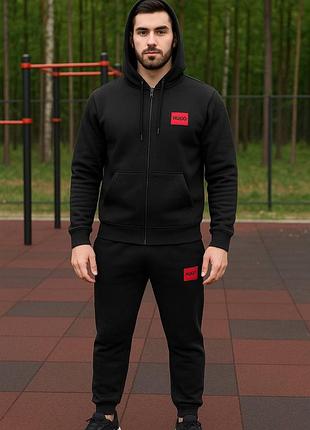 Чоловічий спортивний костюм якісний преміальний матеріал велика розмірна сітка на осінь