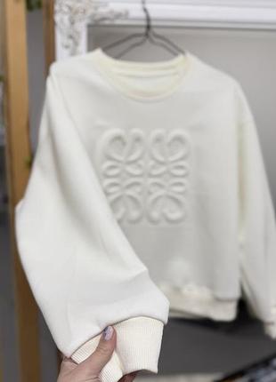 Теплий світшот з рельєфною анаграмою