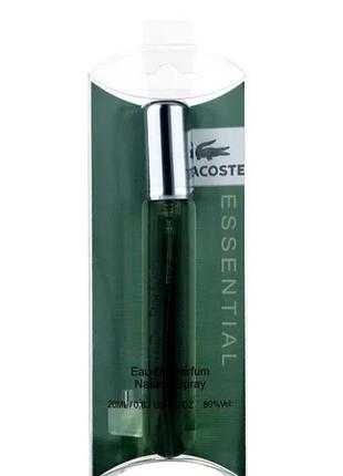 Міні парфуми 20мл в блістері essential lacoste