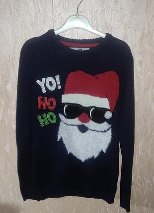 Новогодний свитер для мальчика, новогодний свитер для подростка
