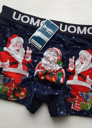 Трусы мужские мужские новогодние разные цвета