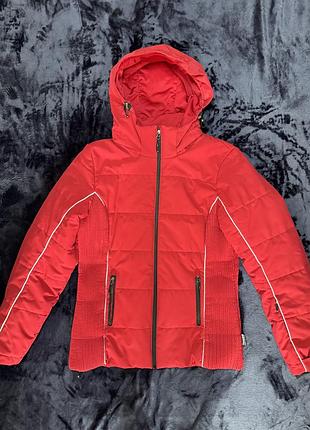 Червона жіноча лижна куртка, розмір s 36/38