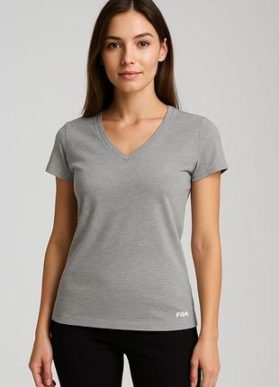 Коттоновая футболка спортивная fila