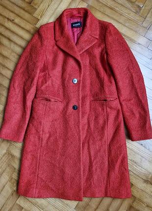 Emme marella/max mara/-люксовое полушерстяное буклированное пальто, р.-38