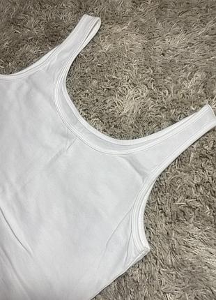 Жіноча довга білизняна  майка бавовна