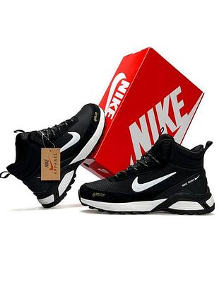 Мужские кроссовки nike rivah Бангладешx fur black white