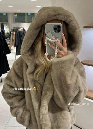 Шубка zara