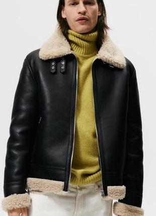 Zara чоловіча дублянка