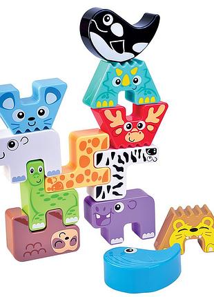 Навчальний ігровий набір kiddi smart — звірятка-пазлики