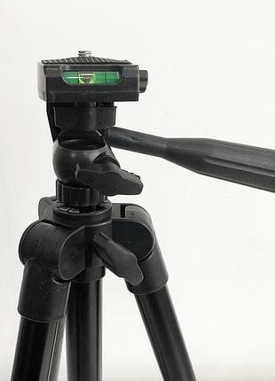 Штатив для телефона и фотоаппарата tripod 3120 pro портативный трипод 0,35-1.02м высота. цвет: черный