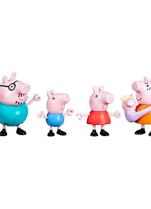 Набор фигурок peppa figurines – большая семья пеппы