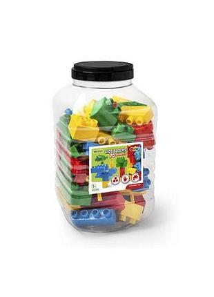 Детский пластиковый конструктор wader "kids blocks" 70 деталей